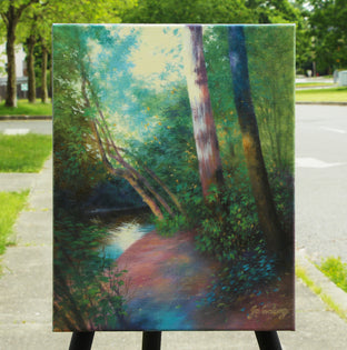 Beside Still Waters by Jo Galang |  Context View of Artwork 