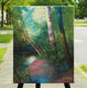 Original art for sale at UGallery.com | Beside Still Waters by Jo Galang | $575 | oil painting | 14' h x 11' w | thumbnail 3