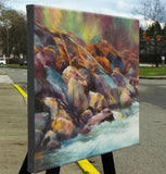 Original art for sale at UGallery.com | Gold Creek Solace by Jo Galang | $575 | oil painting | 11' h x 14' w | thumbnail 3