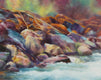 Original art for sale at UGallery.com | Gold Creek Solace by Jo Galang | $575 | oil painting | 11' h x 14' w | thumbnail 1