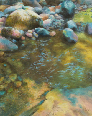 Original art for sale at UGallery.com | In the Stillness of the Moment by Jo Galang | $900 | oil painting | 20' h x 16' w | photo 1