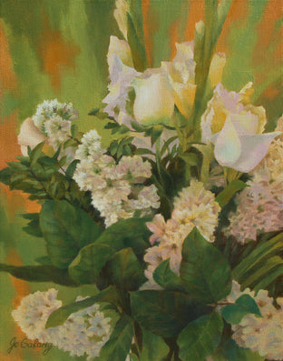Original art for sale at UGallery.com | Mother's Day Bouquet by Jo Galang | $575 | oil painting | 14' h x 11' w | photo 1