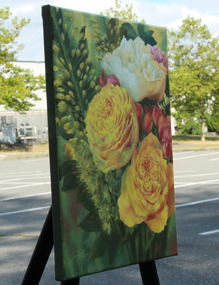 The Blessing by Jo Galang |  Side View of Artwork 