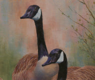 Original art for sale at UGallery.com | Three's Company by Jo Galang | $900 | oil painting | 16' h x 20' w | thumbnail 4