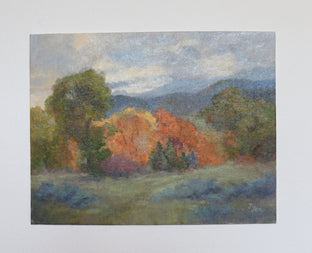 Autumn in the Smokies by Joanie Ford |  Side View of Artwork 