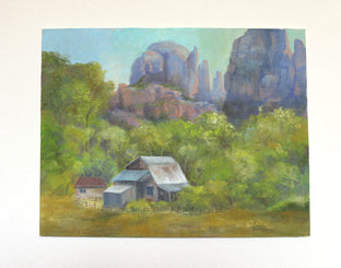 Cathedral Rock Ranch by Joanie Ford |  Context View of Artwork 