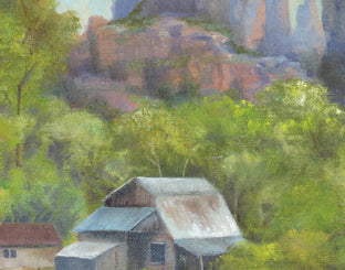 Cathedral Rock Ranch by Joanie Ford |   Closeup View of Artwork 