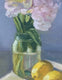 Original art for sale at UGallery.com | Flowers and Lemons by Joanie Ford | $275 | oil painting | 10' h x 8' w | thumbnail 4