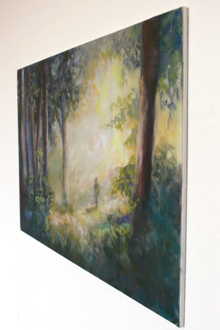 Morning Walk by Joanie Ford |  Side View of Artwork 