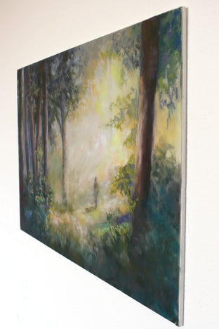Original art for sale at UGallery.com | Morning Walk by Joanie Ford | $275 | pastel artwork | 12' h x 18' w | photo 2