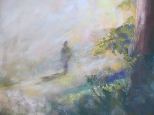 Original art for sale at UGallery.com | Morning Walk by Joanie Ford | $275 | pastel artwork | 12' h x 18' w | photo 4