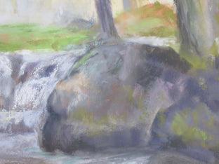 Original art for sale at UGallery.com | My Place in the Woods by Joanie Ford | $275 | pastel artwork | 12' h x 16' w | photo 4