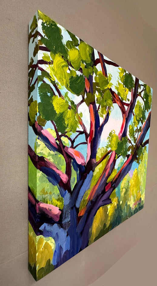 Aerial by JoAnn Golenia |  Side View of Artwork 