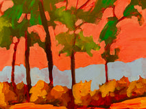 Original art for sale at UGallery.com | Contentious Conversation by JoAnn Golenia | $1,125 | acrylic painting | 24' h x 30' w | thumbnail 4