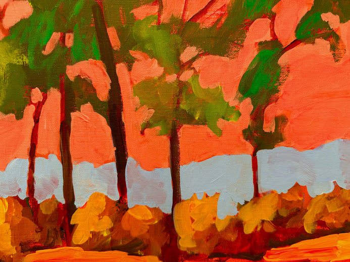 Contentious Conversation by JoAnn Golenia |   Closeup View of Artwork 