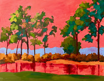 Original art for sale at UGallery.com | Contentious Conversation by JoAnn Golenia | $1,125 | acrylic painting | 24' h x 30' w | thumbnail 1