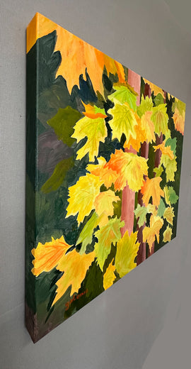 Star Players by JoAnn Golenia |  Side View of Artwork 