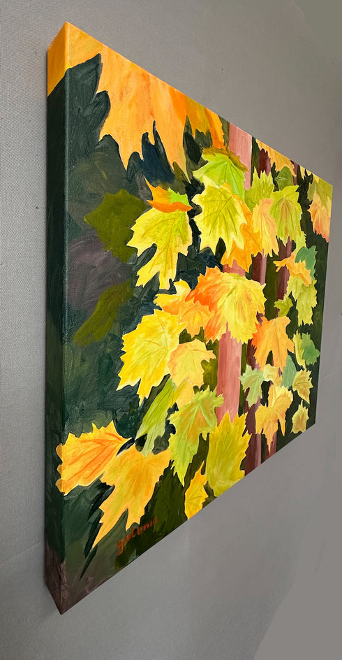 Star Players by JoAnn Golenia |  Side View of Artwork 