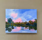 Original art for sale at UGallery.com | Sunrise at the Lakes by JoAnn Golenia | $650 | acrylic painting | 18' h x 24' w | thumbnail 3