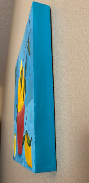 Original art for sale at UGallery.com | Lemon Squeeze by Jodi Dann | $400 | acrylic painting | 12' h x 12' w | photo 2