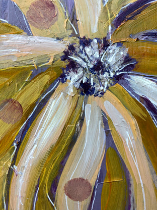 Original art for sale at UGallery.com | Petals In Bloom by Jodi Dann | $350 | mixed media artwork | 12' h x 9' w | photo 4