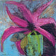 Original art for sale at UGallery.com | Pink Crush by Jodi Dann | $475 | mixed media artwork | 12' h x 12' w | thumbnail 1