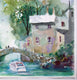 Original art for sale at UGallery.com | Lake Como by Joe Giuffrida | $1,150 | mixed media artwork | 15' h x 22' w | thumbnail 2