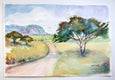 Original art for sale at UGallery.com | Acacia Trees 3 by Joe Giuffrida | $950 | watercolor painting | 15' h x 22' w | thumbnail 3