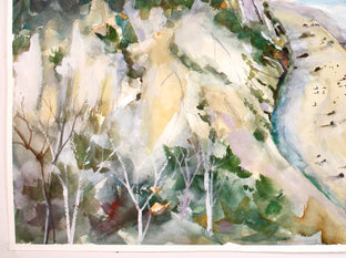Original art for sale at UGallery.com | Block Island by Joe Giuffrida | $1,050 | watercolor painting | 15' h x 22' w | photo 2
