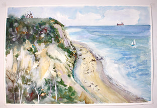 Original art for sale at UGallery.com | Block Island by Joe Giuffrida | $1,050 | watercolor painting | 15' h x 22' w | photo 3