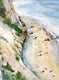 Original art for sale at UGallery.com | Block Island by Joe Giuffrida | $1,050 | watercolor painting | 15' h x 22' w | thumbnail 4