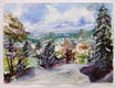 Original art for sale at UGallery.com | Catskill Mountain View by Joe Giuffrida | $625 | watercolor painting | 11' h x 15' w | thumbnail 2