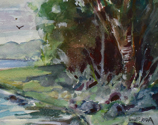 Original art for sale at UGallery.com | Hudson Valley by Joe Giuffrida | $800 | watercolor painting | 12' h x 16' w | photo 3
