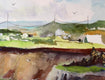 Original art for sale at UGallery.com | Irish Coast by Joe Giuffrida | $1,150 | watercolor painting | 15' h x 22' w | thumbnail 4