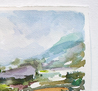 Original art for sale at UGallery.com | Lavender Fields by Joe Giuffrida | $625 | watercolor painting | 11' h x 15' w | photo 2