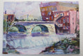 Original art for sale at UGallery.com | Middlebury Falls by Joe Giuffrida | $625 | watercolor painting | 11' h x 14' w | thumbnail 3