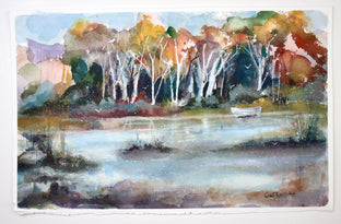 Original art for sale at UGallery.com | October Days by Joe Giuffrida | $775 | watercolor painting | 10' h x 16' w | photo 3