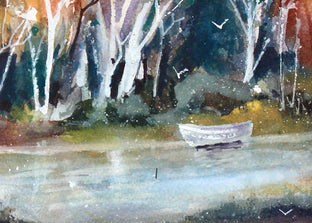 Original art for sale at UGallery.com | October Days by Joe Giuffrida | $775 | watercolor painting | 10' h x 16' w | photo 4