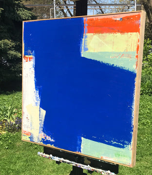 Original art for sale at UGallery.com | Badge by Joey Korom | $950 | acrylic painting | 30' h x 30' w | photo 2