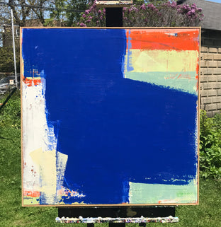 Original art for sale at UGallery.com | Badge by Joey Korom | $950 | acrylic painting | 30' h x 30' w | photo 3