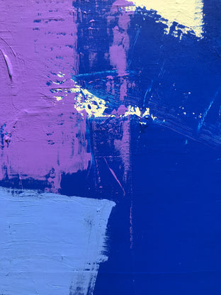 Original art for sale at UGallery.com | Blue Wins by Joey Korom | $950 | acrylic painting | 30' h x 30' w | photo 4