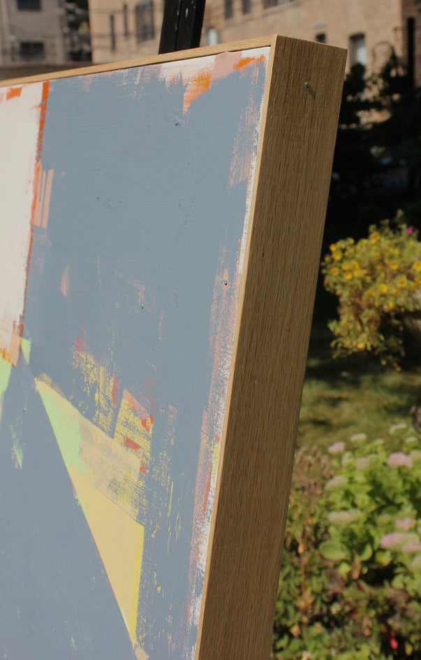 Broken Wall by Joey Korom |  Side View of Artwork 