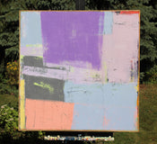 Original art for sale at UGallery.com | Hi-Way Diner by Joey Korom | $1,150 | acrylic painting | 36' h x 36' w | thumbnail 2