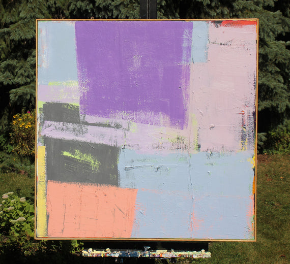 Hi-Way Diner by Joey Korom |  Side View of Artwork 