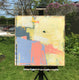 Original art for sale at UGallery.com | Landscape #1 by Joey Korom | $950 | acrylic painting | 30' h x 30' w | thumbnail 3