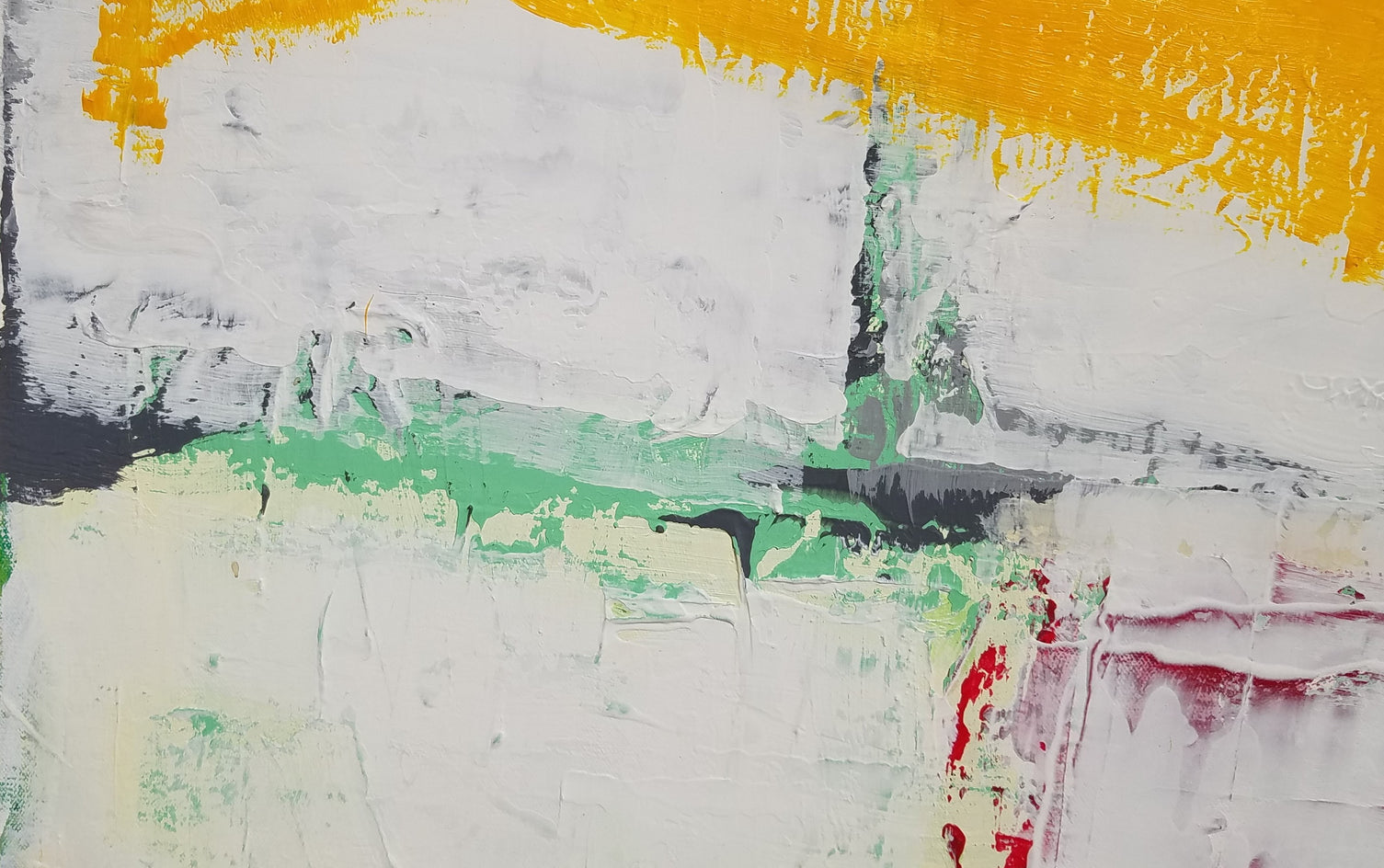 October by Joey Korom |  Closeup View of Artwork 