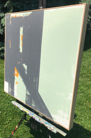 Original art for sale at UGallery.com | Orange Almost Hidden by Joey Korom | $950 | acrylic painting | 30' h x 30' w | photo 2