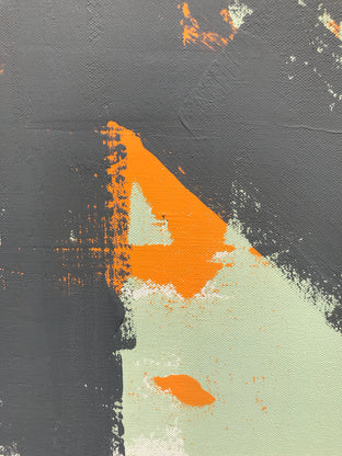 Original art for sale at UGallery.com | Orange Almost Hidden by Joey Korom | $950 | acrylic painting | 30' h x 30' w | photo 4