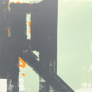 Original art for sale at UGallery.com | Orange Almost Hidden by Joey Korom | $950 | acrylic painting | 30' h x 30' w | photo 1