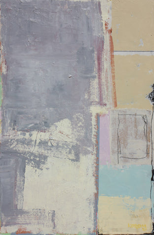 Original art for sale at UGallery.com | Poles by Joey Korom | $950 | acrylic painting | 36' h x 24' w | photo 1